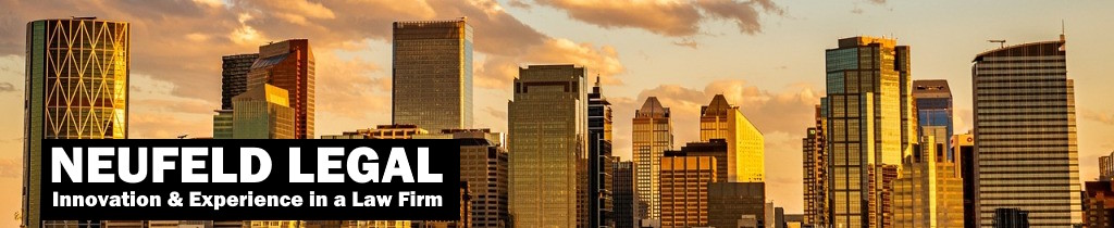 Neufeld Legal: law firm Calgary Toronto Canada